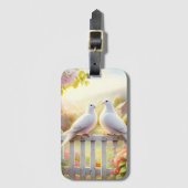 White Doves Cottage Garden ラゲッジタグ (正面縦)