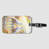 White Doves Cottage Garden ラゲッジタグ (正面横)