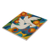 White Doves Tile タイル (側面)