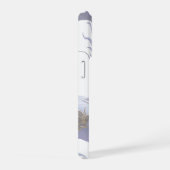 White Dragon Art | Mythical Fantasy Aesthetic | Or iPhoneケース (右側面)