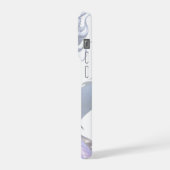 White Dragon Art | Mythical Fantasy Aesthetic | Or iPhoneケース (左側面)