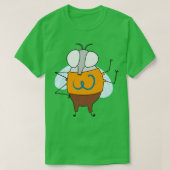 White Drosophila Mutant Tシャツ (デザイン正面)