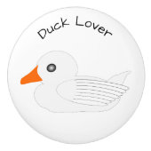 White Duck Design Personalised セラミックノブ (正面)