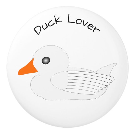 White Duck Design Personalised セラミックノブ (正面)