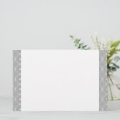 White Edged Signature Pattern 便箋 (スタンド正面)