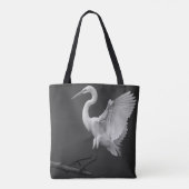White Egret Tote Bag トートバッグ (裏面)