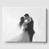 White Elegant Foil Guest Book Photo Guestbook  ゲストブック (裏面)