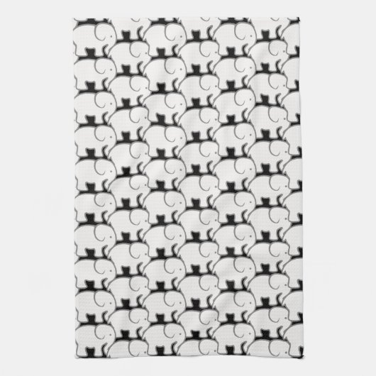 White Elephant  キッチンタオル (縦)