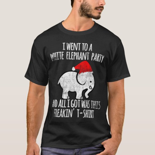 White Elephant Christmas Fun Gift Exchange Contest Tシャツ (正面)