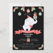 White Elephant Christmas Lunch Gift Exchange 招待状 (正面)