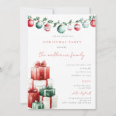 White Elephant Christmas Party 招待状 (正面)