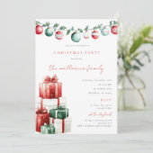 White Elephant Christmas Party 招待状 (スタンド正面)