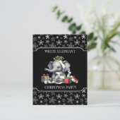 White Elephant Christmas Party Invitation シーズンカード (スタンド正面)