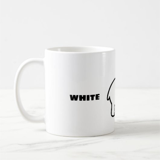 White Elephant Design Coffee Mug コーヒーマグカップ (左)