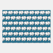 White Elephant Design Wrapping Paper ラッピングペーパーシート (正面3)