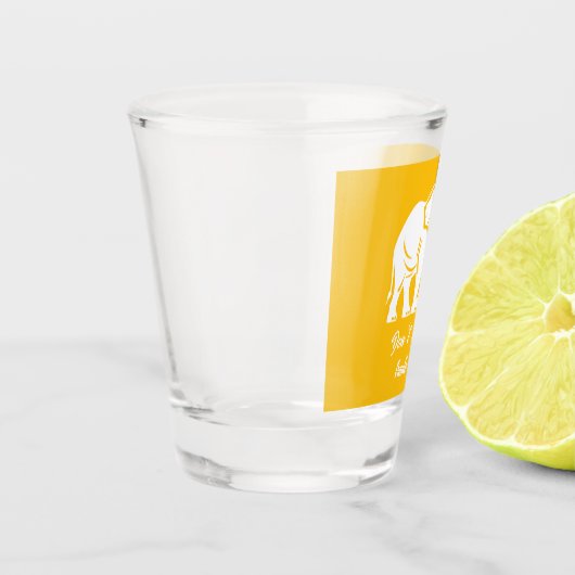 White Elephant Gag Gift ショットグラス (左)