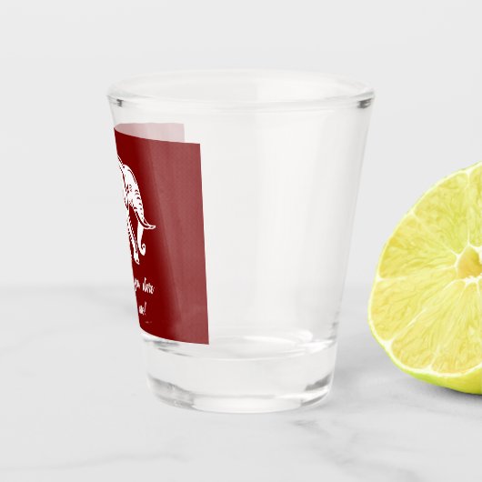 White Elephant Gag Gift ショットグラス (右)