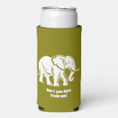 White Elephant Gag Gift スリム缶クーラー (Seltzer正面)