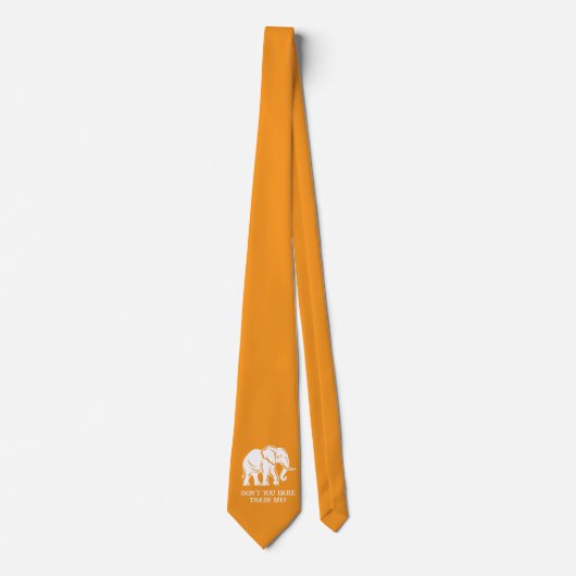 White Elephant Gag Gift ネクタイ (正面)