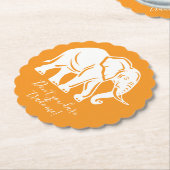 White Elephant Gag Gift ペーパーコースター (アングル)