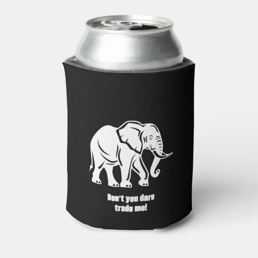 White Elephant Gag Gift 缶クーラー (缶裏面)