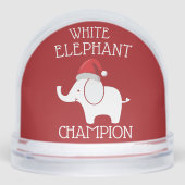  white Elephant Gift Exchange Christmas Funny  (正面)