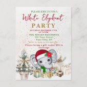 White Elephant Gift Exchange Party ポストカード (正面)