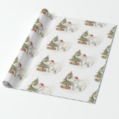 White Elephant Party Christmas Wrapping Paper ラッピングペーパー (アンロールド)