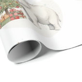 White Elephant Party Christmas Wrapping Paper ラッピングペーパー (ロールコーナー)