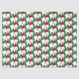 White Elephant Santa Hat Tissue Paper 薄葉紙