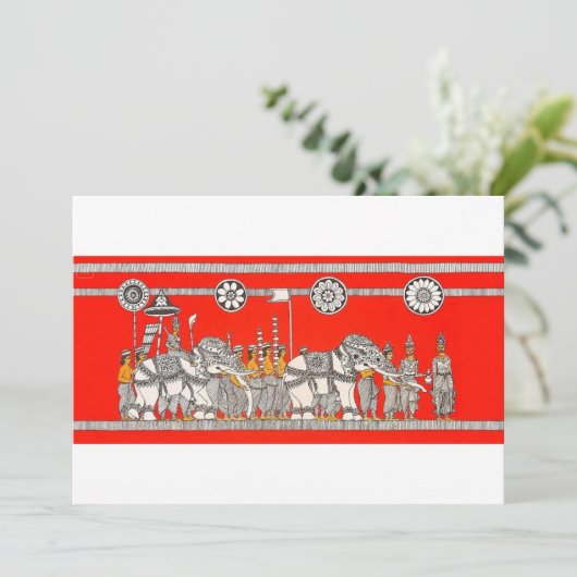 White Elephants & Kadyan Dancers 招待状 (スタンド正面)