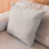 White Faux Leather Pattern Throw Pillow クッション