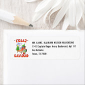 White Feliz Navidad Chiliアドレスの編集 ラベル (インサイチュ)