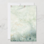 White Floral Arch Ramadan Iftar Dinner Invitation 招待状 (裏面)