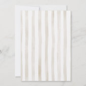 White Floral Bow Coquette Primera Communion 招待状 (裏面)