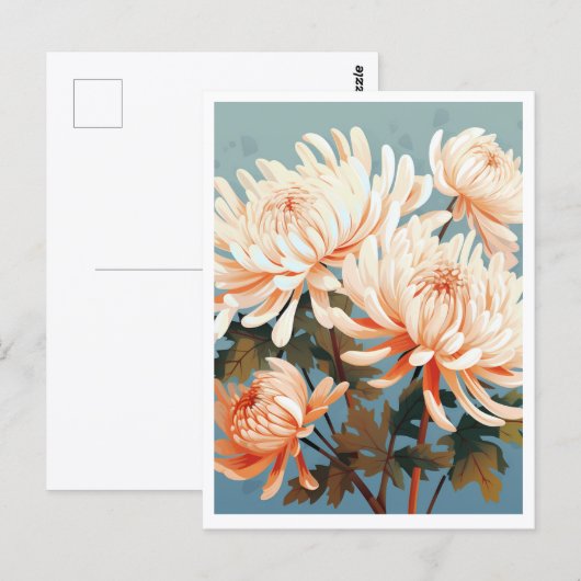 WHITE FLOWERS #1 ポストカード (正面/裏面)