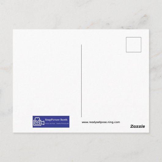 WHITE FLOWERS #2 ポストカード (裏面)