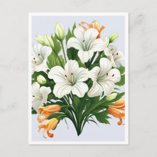 WHITE FLOWERS #2 ポストカード