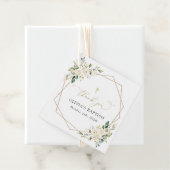 White Flowers, Cream Flowers, Boho, Floral Baptism フェイバータグ (インサイチュ)