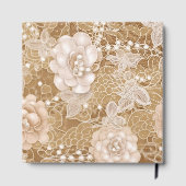 White Flowers, Pearls and Lace  ゲストブック (裏面)