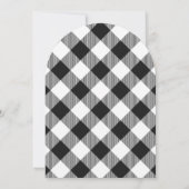 White Folk Horse Racing Derby Day Party Arch 招待状 (裏面)