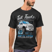 White Ford Truck cute workout shirt lgbt  Tシャツ (正面)