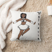 White Fox Dancer #1 クッション (ブランケット)