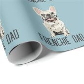 White French Bulldog, Frenchie Dad ラッピングペーパー (ロールコーナー)