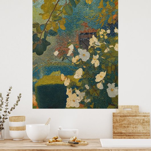 White Garden ポスター (キッチン)