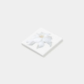 White Gardenia Sticky Notes ポストイット (アングル)
