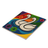 White Geese Tile タイル (側面)