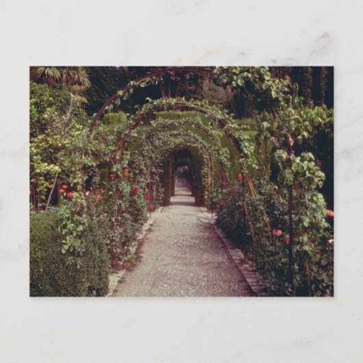 White Generalife, The Alhambra, Granada,スペインflo ポストカード (正面)