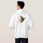 White & Gold Design Collection パーカ (裏面フル)