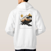 White & Gold Design Collection パーカ (裏面)